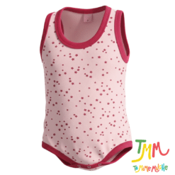 Body Musculosa Estrellas Rosa y Bordo