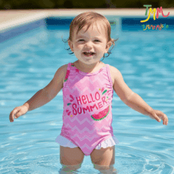 Malla entera hello summer rosa