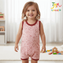 Enterito Musculosa Estrellas Rosa