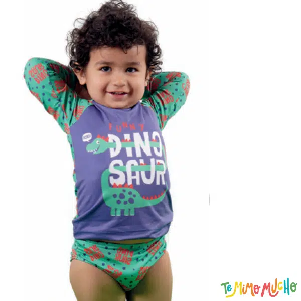 Conjunto malla UV+50 dino Rojo - Image 6