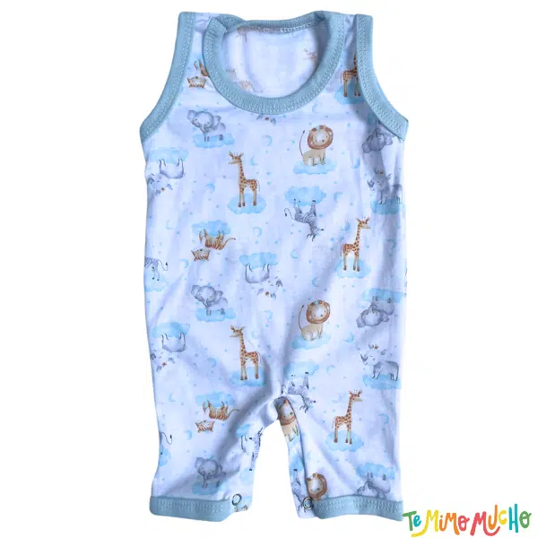 Enterito Musculosa Jirafas Celeste