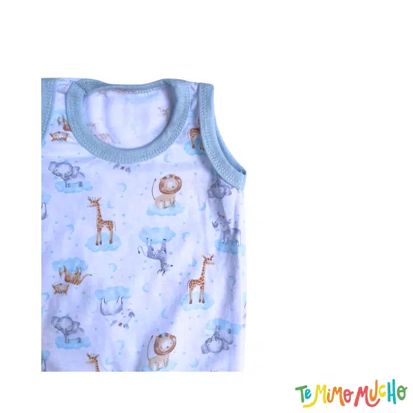 Enterito Musculosa Jirafas Celeste - Image 3