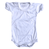 Body liso Blanco manga corta