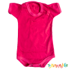 Body liso Fucsia manga corta