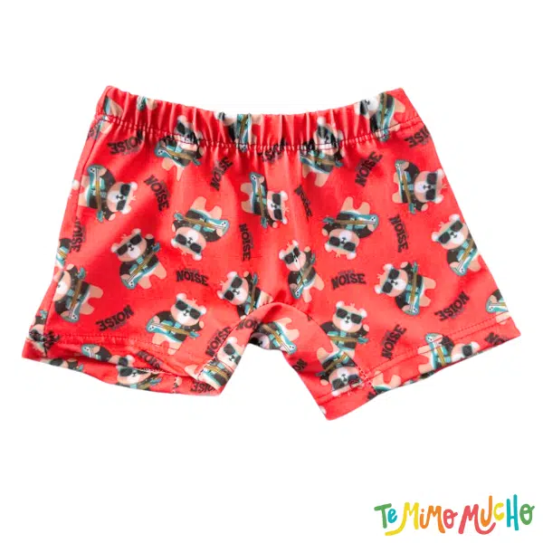 Short malla guitarra rojo