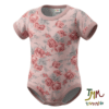 Body manga corta Rosas Rojas