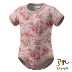 Body manga corta Rosas Rojas