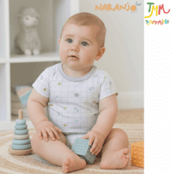 Body NARANJO Cuadros Gris