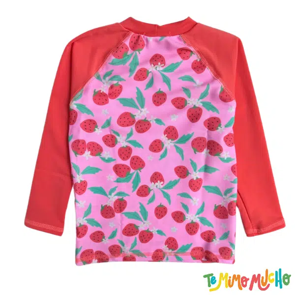 Conjunto UV 50+ Naranjo Niña frutillas - Image 5