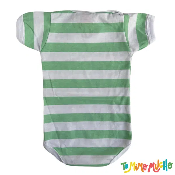 Body manga corta Rayado Verde - Image 4
