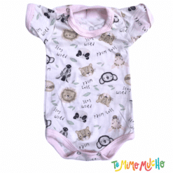 Body manga corta kohala rosa