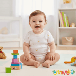 Body NARANJO cuadros rosa