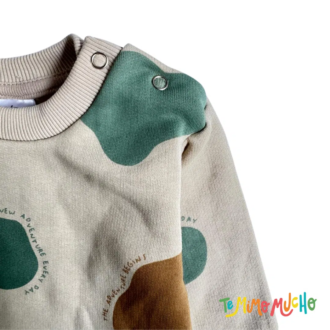 Buzo Frizado camuflado marron - Image 5