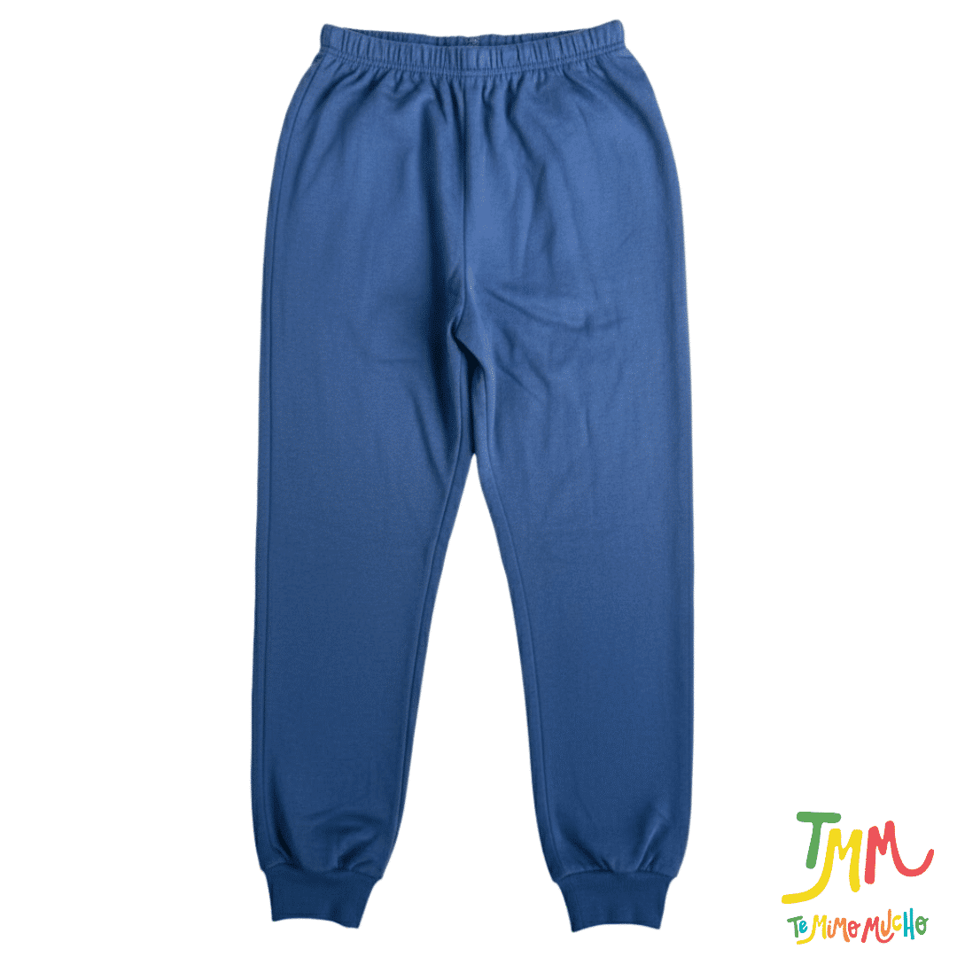 Jogin rustico liviano sin friza azul SIN BOLSILLOS - Image 2