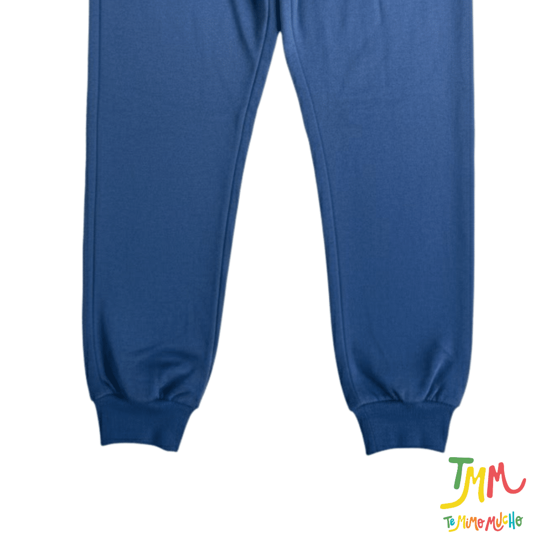 Jogin rustico liviano sin friza azul SIN BOLSILLOS - Image 3