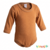 Body Manga Larga Liso Ladrillo