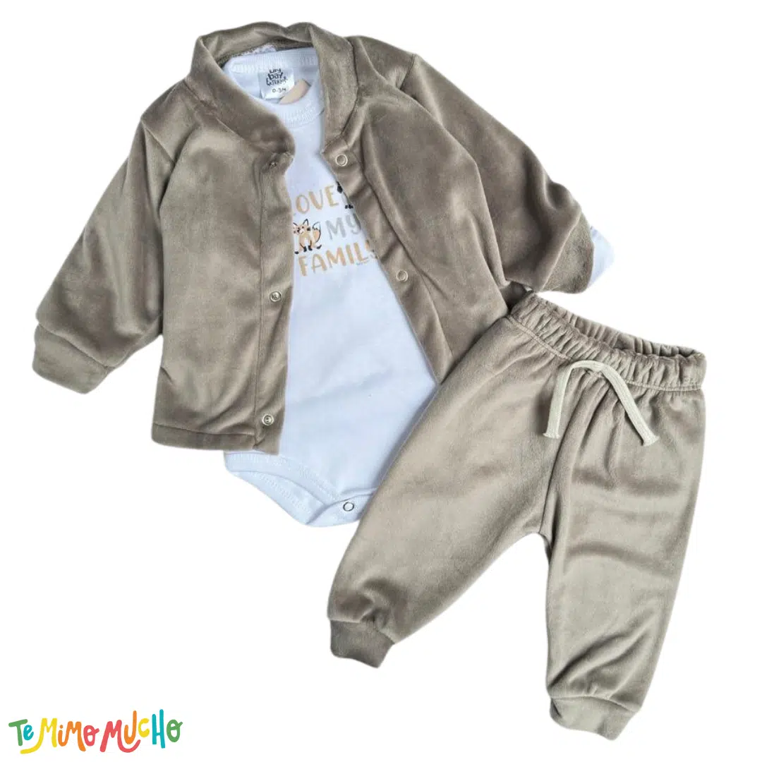 Set 3 piezas plush + peluche Marron - Image 4