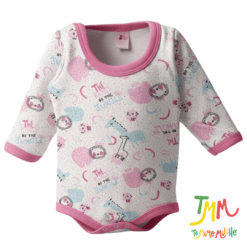 Body manga larga The Jungle Rosa