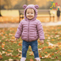 Campera importada color UVA IMPORTADA con orejitas