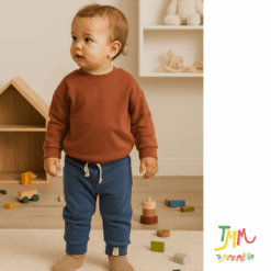 Pantalon Joggin Naranjo color AZUL