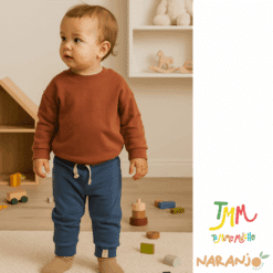 Pantalon Joggin Naranjo color AZUL