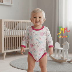 Body manga larga The Jungle Rosa