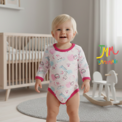 Body manga larga The Jungle Rosa