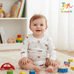 Body Naranjo bosque conejito