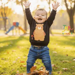 Buzo friza oso negro