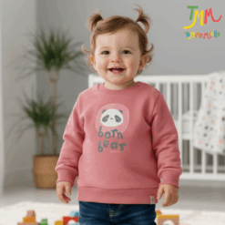 Buzo beba naranjo rosa