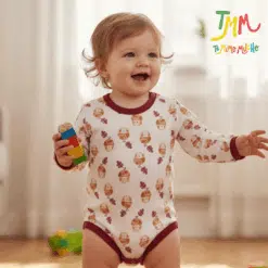 Body manga larga avellana bordo