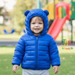 Campera Importada AZUL FRANCIA Orejitas