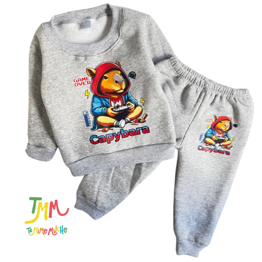 Conjunto de FRIZA capibara gris claro - Image 2