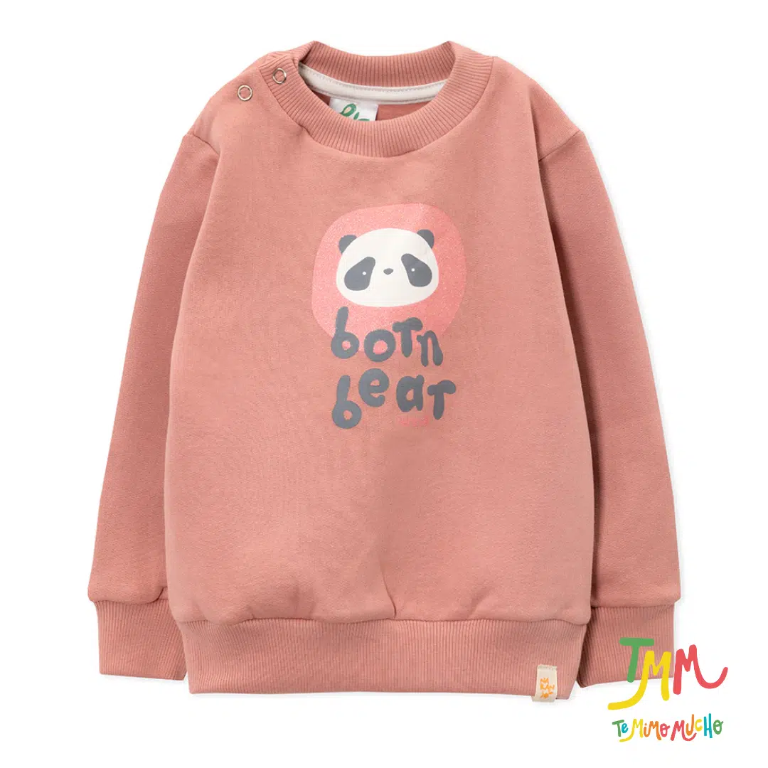 Buzo beba naranjo rosa - Image 2