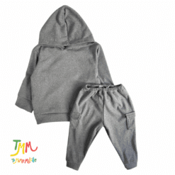 Conjunto Darlon frizado canguro gris - Imagen 2