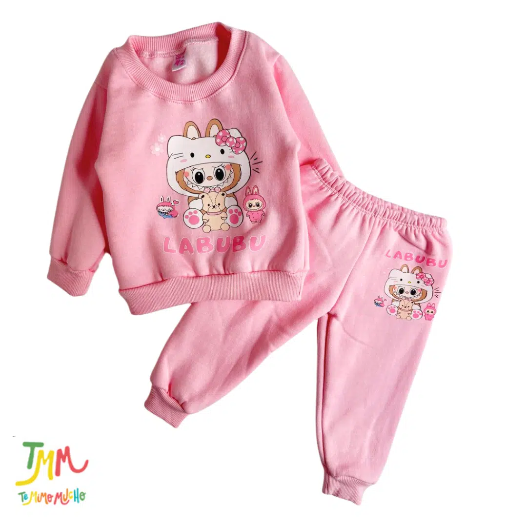 Conjunto de FRIZA LABUBU Rosa - Image 4