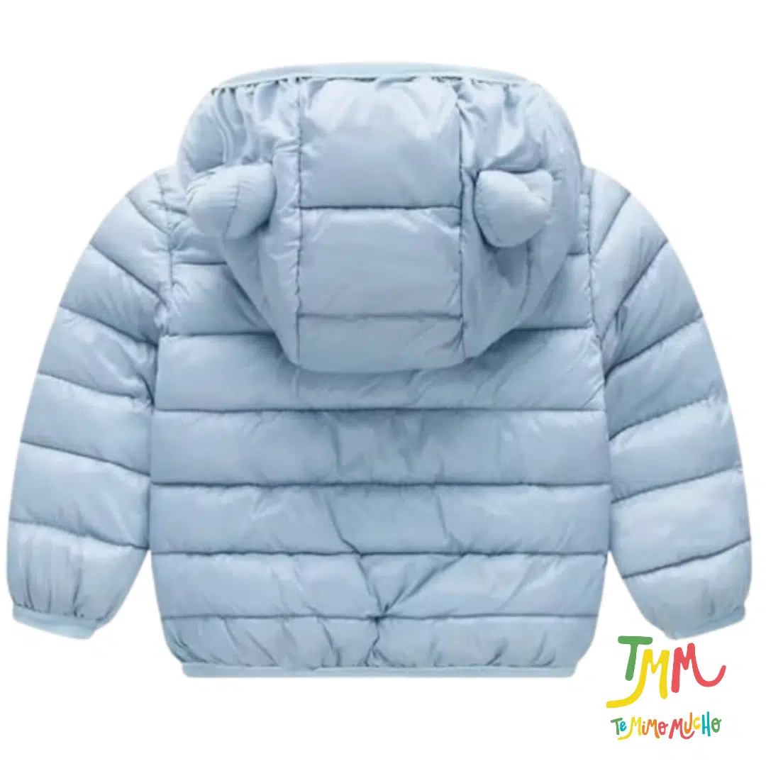 Campera importada CELESTE orejitas - Image 2