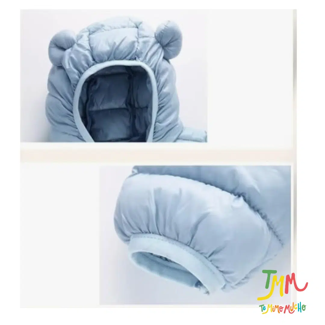 Campera importada CELESTE orejitas - Image 3