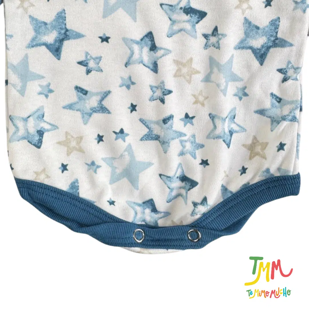 Body manga larga estrellas azul - Image 3