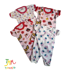 Set TALLE 1 -6 MESES  4 PRENDAS NENA  art 241