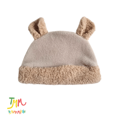 Gorrito Peluche   Verde / marron