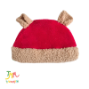 Gorrito Peluche Rojo