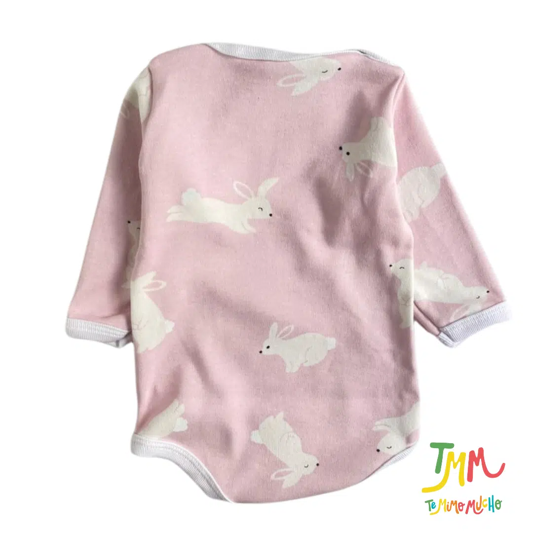 Body manga larga jonejito fondo rosa - Image 3