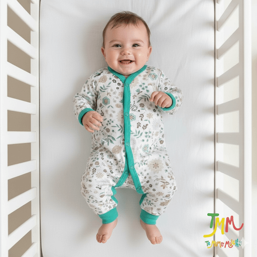 Enterito largo flores verdes