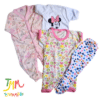 Set TALLE 6 A 9  MESES 4 PRENDAS NENA art 266