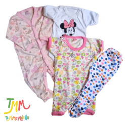 Set TALLE 6 A 9  MESES 4 PRENDAS NENA art 266