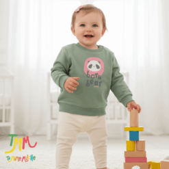 Buzo beba Naranjo Verde