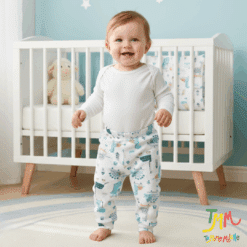 Pantaloncito Dino celeste