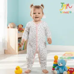 Enterito Largo Florcitas Fondo Blanco