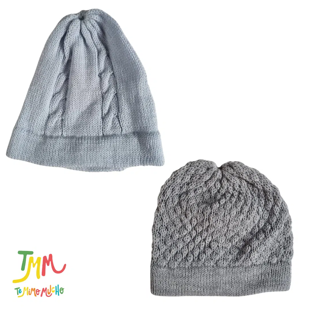 Set x2 un - Gorrito de Lana Nene